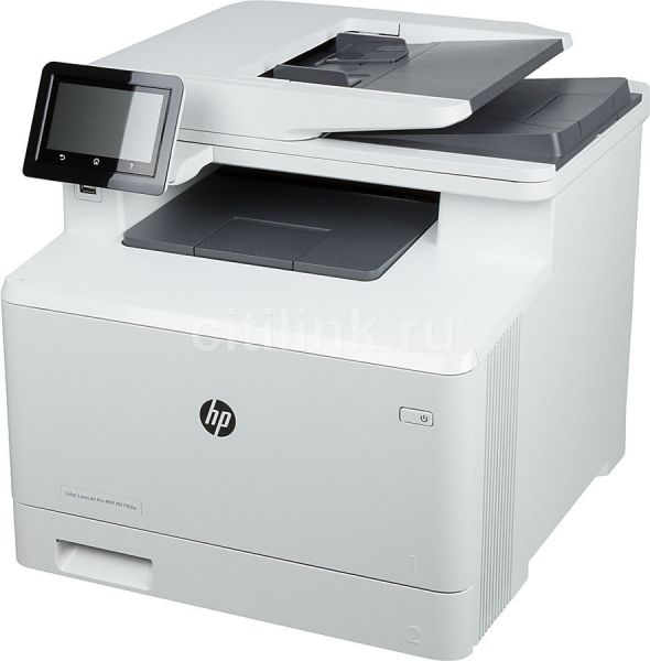 МФУ HP Color LaserJet Pro M479fdw A4 лазерный белый/черный [w1a80a]