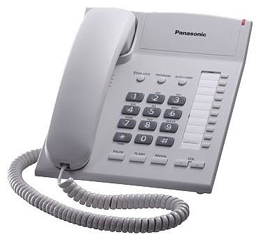 Проводной телефон Panasonic KX-TS2382RUW белый