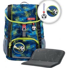 Ранец Step by step Kid Soccer Team 2 предмета синий, черный