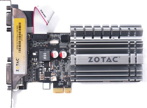 Видеокарта ZOTAC GeForce GT 730 902Mhz PCI-E 2.0 4096Mb 1800Mhz 64 bit DVI HDMI HDCP